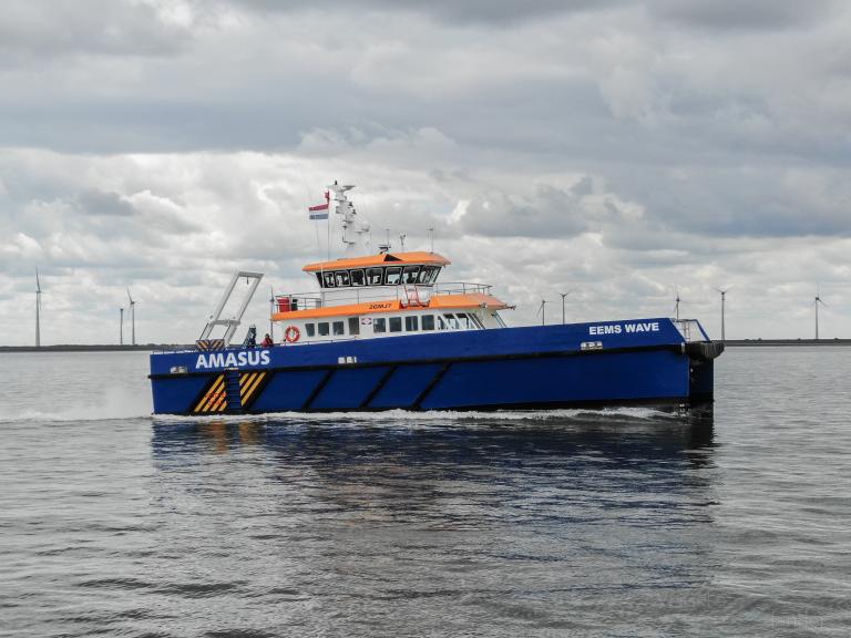 eems wave (Offshore Tug/Supply Ship) - IMO 8783048, MMSI 236112545, Call Sign ZDRH9 under the flag of Gibraltar