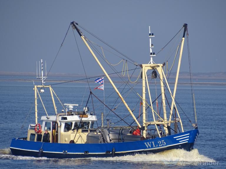 wl-25 antje (Fishing vessel) - IMO , MMSI 244030722, Call Sign PD2019 under the flag of Netherlands