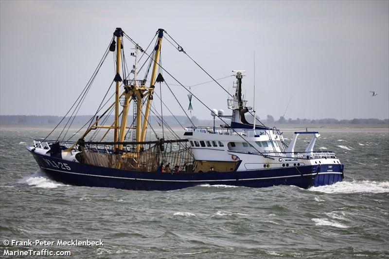 cindy vli-25 (Fishing Vessel) - IMO 8816118, MMSI 244179000, Call Sign PGGM under the flag of Netherlands