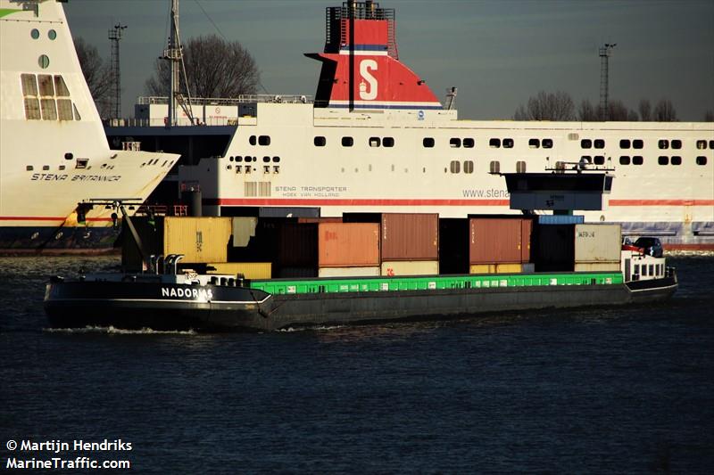 nadorias (Cargo ship) - IMO , MMSI 244660004, Call Sign PB3010 under the flag of Netherlands