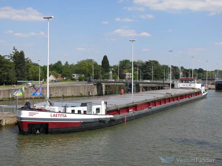 laetitia (Cargo ship) - IMO , MMSI 244660017, Call Sign PF9121 under the flag of Netherlands