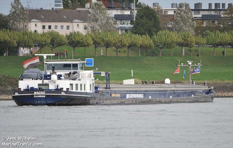 macko (Cargo ship) - IMO , MMSI 244740779, Call Sign PI0 under the flag of Netherlands