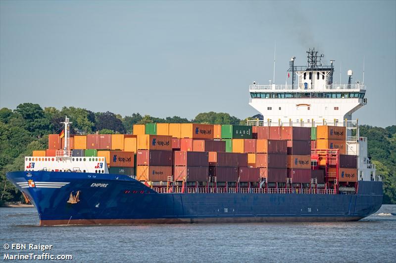 empire (Container Ship) - IMO 9387425, MMSI 245258000, Call Sign PBRA under the flag of Netherlands
