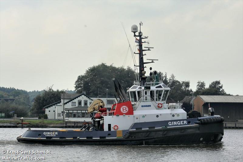 ginger (Tug) - IMO 9507063, MMSI 245932000, Call Sign PBNZ under the flag of Netherlands