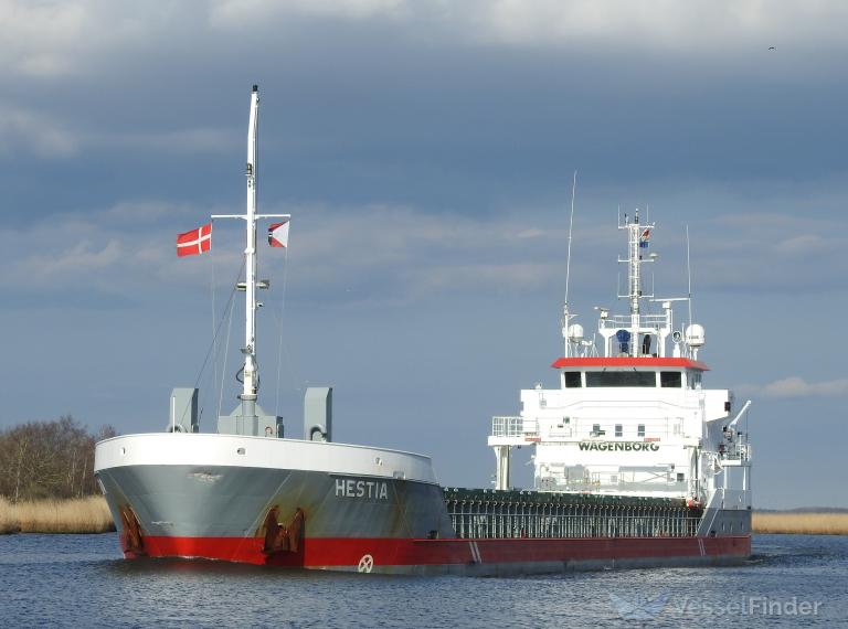 hestia (General Cargo Ship) - IMO 9411783, MMSI 246827000, Call Sign PCMO under the flag of Netherlands