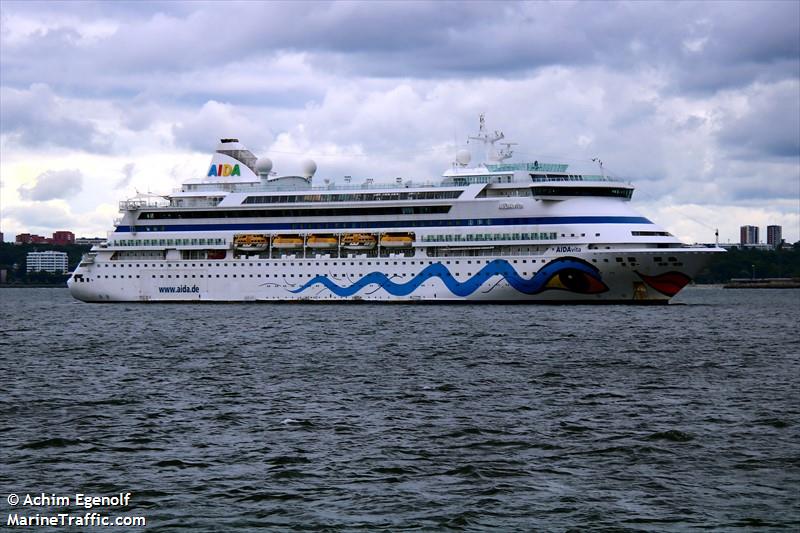 aidavita (Passenger (Cruise) Ship) - IMO 9221554, MMSI 247114900, Call Sign IBNP under the flag of Italy