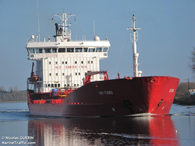 key fjord (Chemical/Oil Products Tanker) - IMO 8913708, MMSI 257136000, Call Sign LDEB3 under the flag of Norway