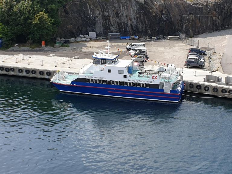 rygerprinsessen (Passenger Ship) - IMO 9011557, MMSI 257364700, Call Sign LDJZ under the flag of Norway