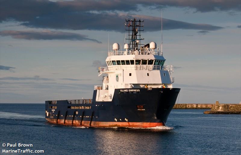 island empress (Offshore Tug/Supply Ship) - IMO 9390666, MMSI 258540000, Call Sign LAJI3 under the flag of Norway