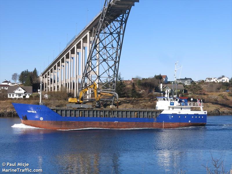 ripnes (General Cargo Ship) - IMO 9142538, MMSI 259397000, Call Sign JWPX under the flag of Norway