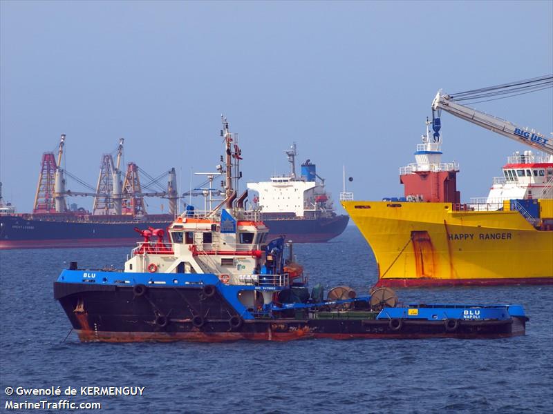 coremar blu (Offshore Tug/Supply Ship) - IMO 9479955, MMSI 264900329, Call Sign YQPU under the flag of Romania