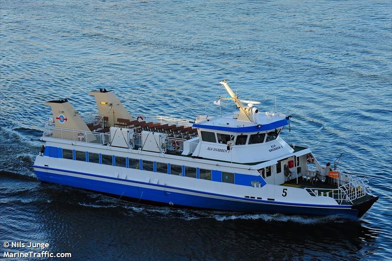 alvsnabben 5 (Passenger Ship) - IMO 9125009, MMSI 265514120, Call Sign SDBA under the flag of Sweden