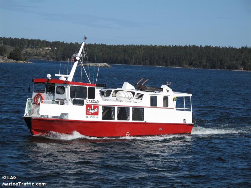 cascad (Passenger ship) - IMO , MMSI 265579740, Call Sign SLPW under the flag of Sweden