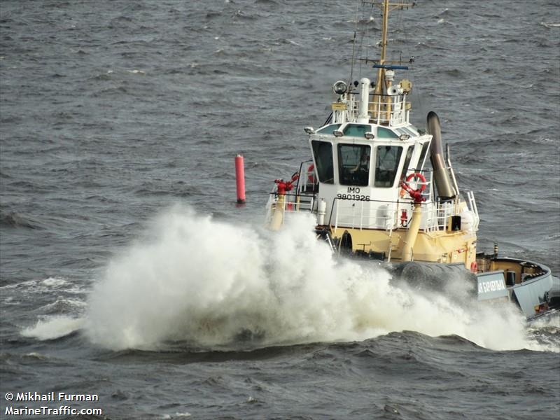 chernaya barabulka (Tug) - IMO 9801926, MMSI 273398160, Call Sign UBSP4 under the flag of Russia