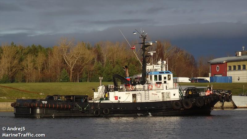 vega (Tug) - IMO 7607869, MMSI 276832000, Call Sign ESKU under the flag of Estonia