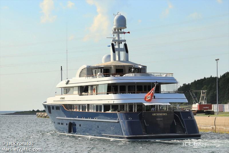 archimedes (Yacht) - IMO 1009637, MMSI 310563000, Call Sign ZCDY4 under the flag of Bermuda