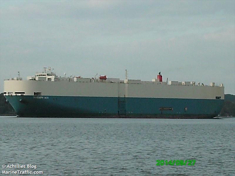 aquamarine ace (Vehicles Carrier) - IMO 9397987, MMSI 319310000, Call Sign ZCXE2 under the flag of Cayman Islands