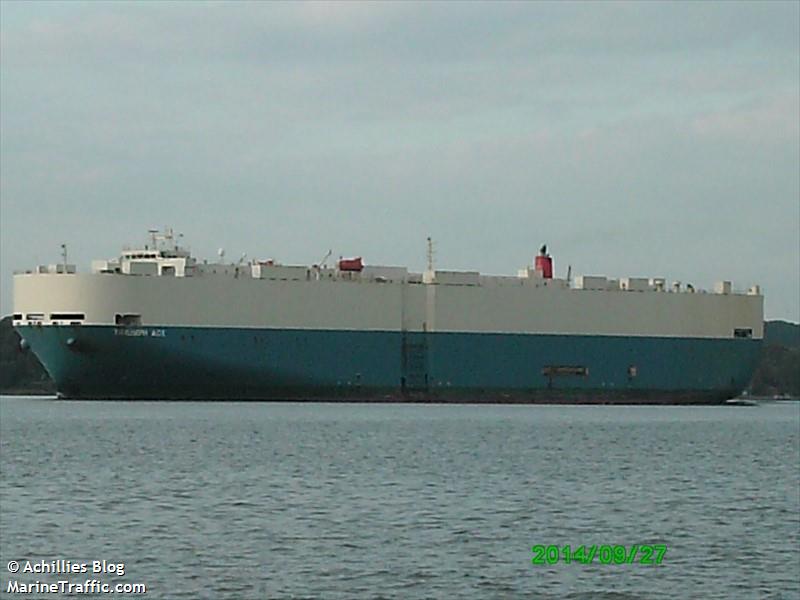 aquamarine ace (Vehicles Carrier) - IMO 9397987, MMSI 319310000, Call Sign ZCXE2 under the flag of Cayman Islands