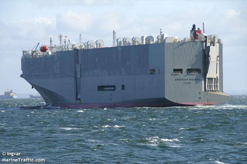 american highway (Vehicles Carrier) - IMO 9205976, MMSI 351124000, Call Sign H3AJ under the flag of Panama
