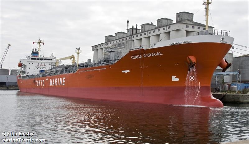 ginga caracal (Chemical/Oil Products Tanker) - IMO 9426300, MMSI 354283000, Call Sign 3FJT under the flag of Panama