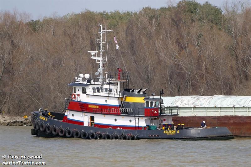 allison s (Tug) - IMO 8993588, MMSI 367007240, Call Sign WDC3396 under the flag of United States (USA)