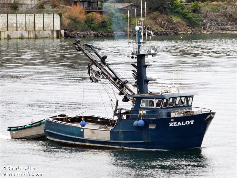 zealot (Fishing vessel) - IMO , MMSI 367434290, Call Sign WCZ6322 under the flag of United States (USA)