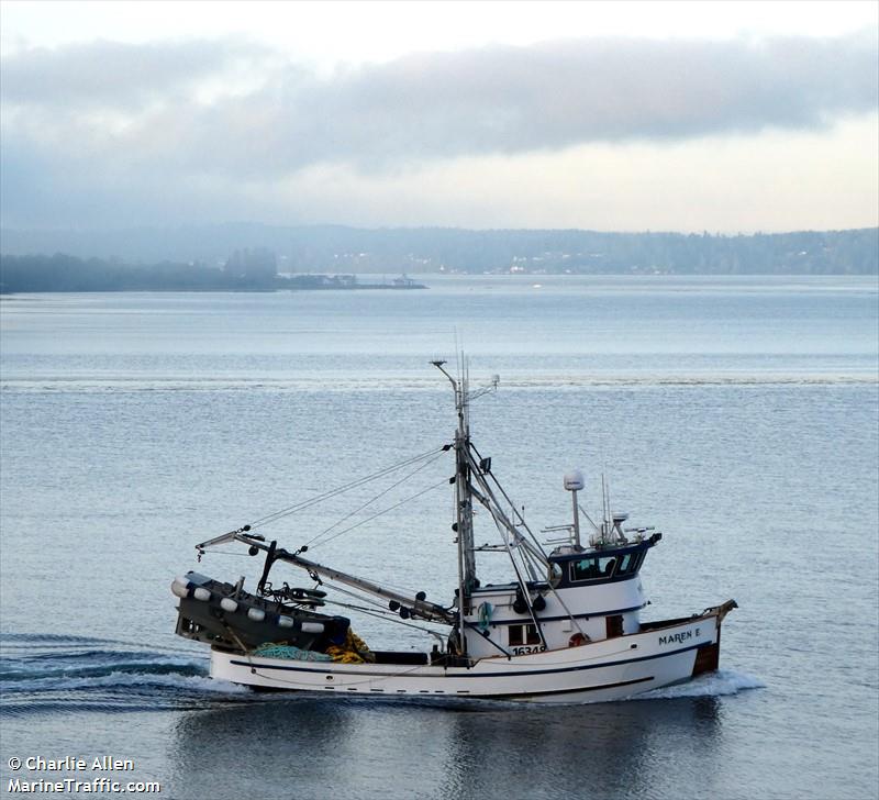 maren e (Fishing vessel) - IMO , MMSI 367457060, Call Sign WDF4901 under the flag of United States (USA)