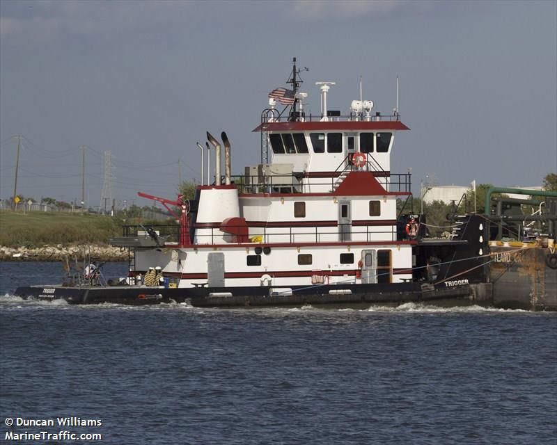 trigger (Towing vessel) - IMO , MMSI 367488490, Call Sign WDF7822 under the flag of United States (USA)