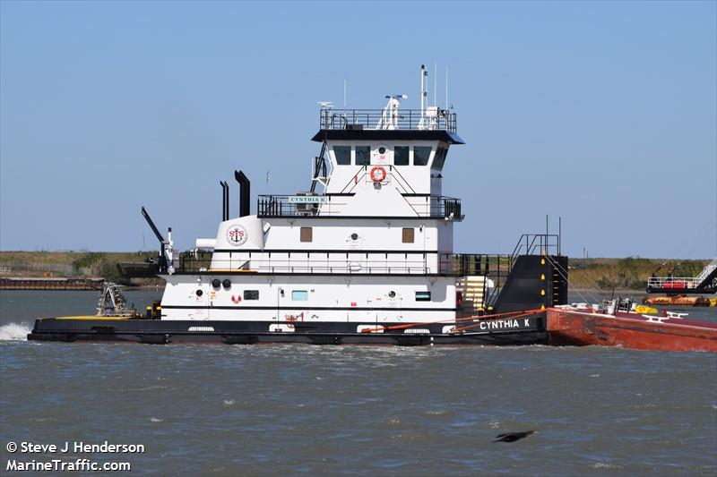cynthia k (Towing vessel) - IMO , MMSI 368099320, Call Sign WDK8982 under the flag of United States (USA)
