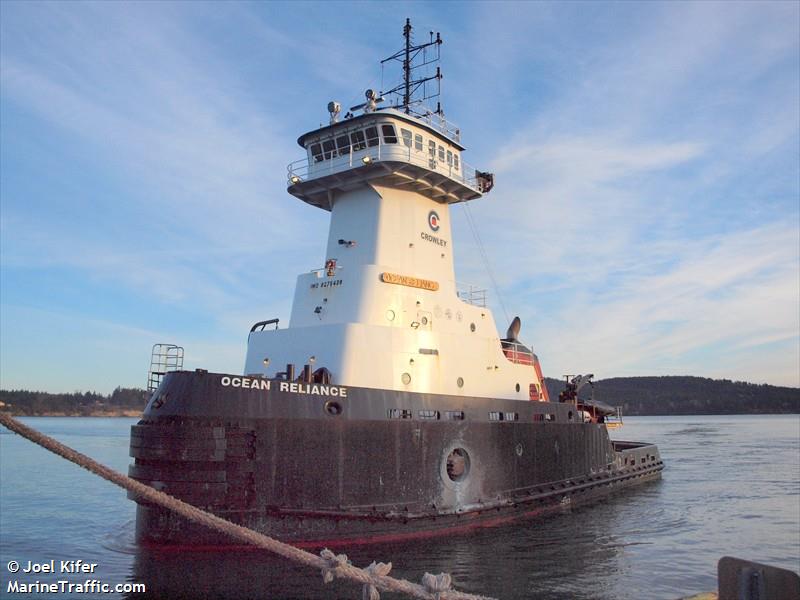 ocean reliance (Pusher Tug) - IMO 9275438, MMSI 369703000, Call Sign WADY under the flag of United States (USA)