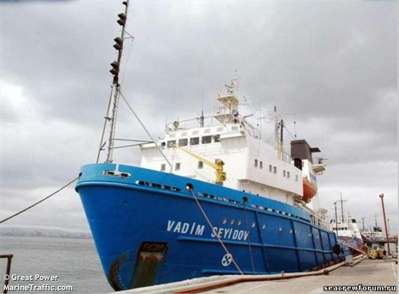 vadim seyidov (Offshore Tug/Supply Ship) - IMO 8422230, MMSI 423172100, Call Sign 4JKN under the flag of Azerbaijan