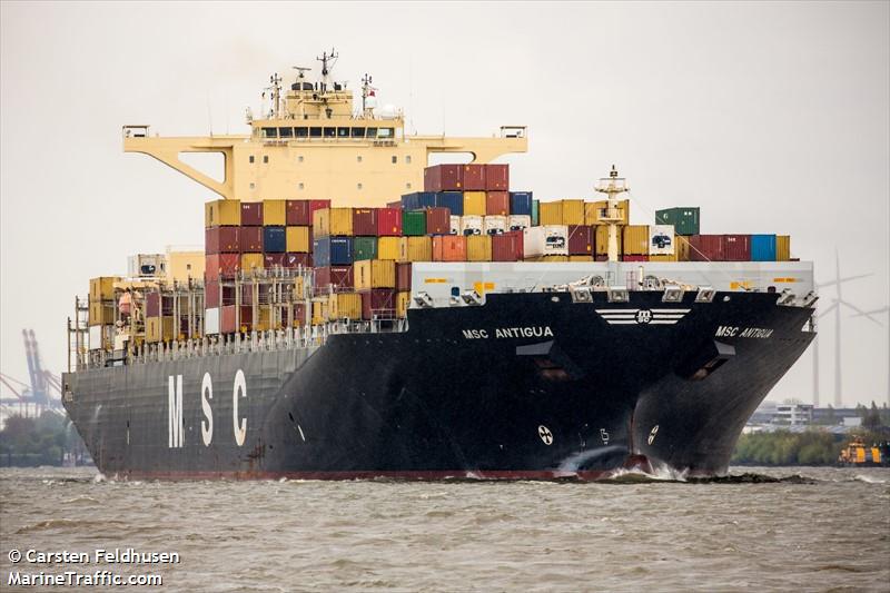msc antigua (Container Ship) - IMO 9619476, MMSI 477305900, Call Sign VRLC3 under the flag of Hong Kong