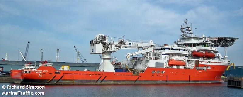 boka da vinci (Offshore Support Vessel) - IMO 9441233, MMSI 538003647, Call Sign V7SG4 under the flag of Marshall Islands