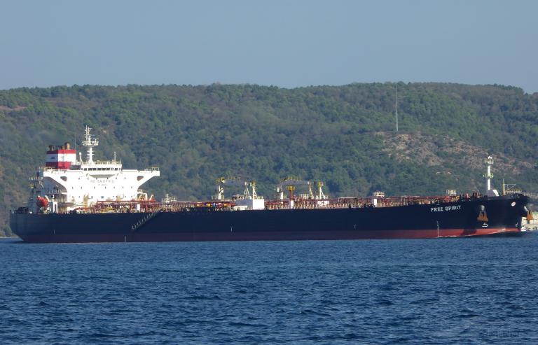 free spirit (Crude Oil Tanker) - IMO 9409259, MMSI 538004118, Call Sign V7VG7 under the flag of Marshall Islands