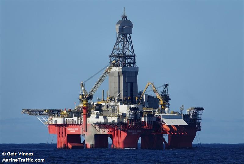 transocean norge (Drilling Ship) - IMO 9659309, MMSI 538007928, Call Sign V7ZG9 under the flag of Marshall Islands
