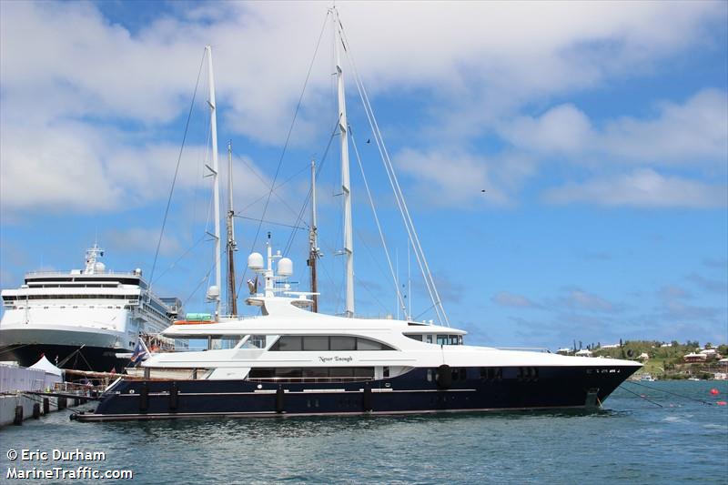 never enough (Yacht) - IMO 9386366, MMSI 538071136, Call Sign V7RM2 under the flag of Marshall Islands