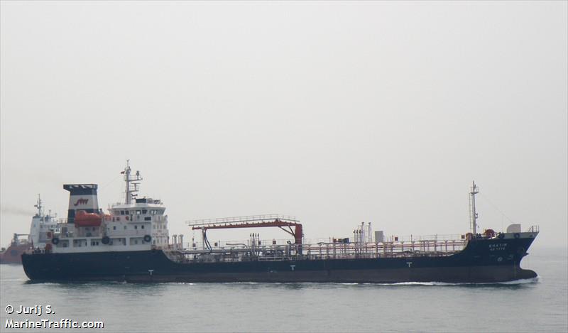 khatim (Oil Products Tanker) - IMO 9558323, MMSI 565888000, Call Sign 9VMK8 under the flag of Singapore