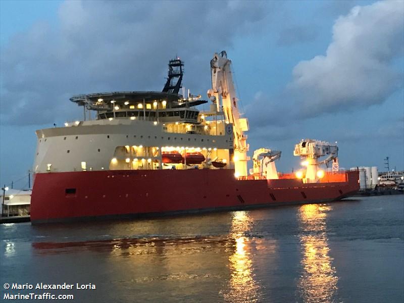 island venture (Offshore Support Vessel) - IMO 9721786, MMSI 577358000, Call Sign YJWD3 under the flag of Vanuatu