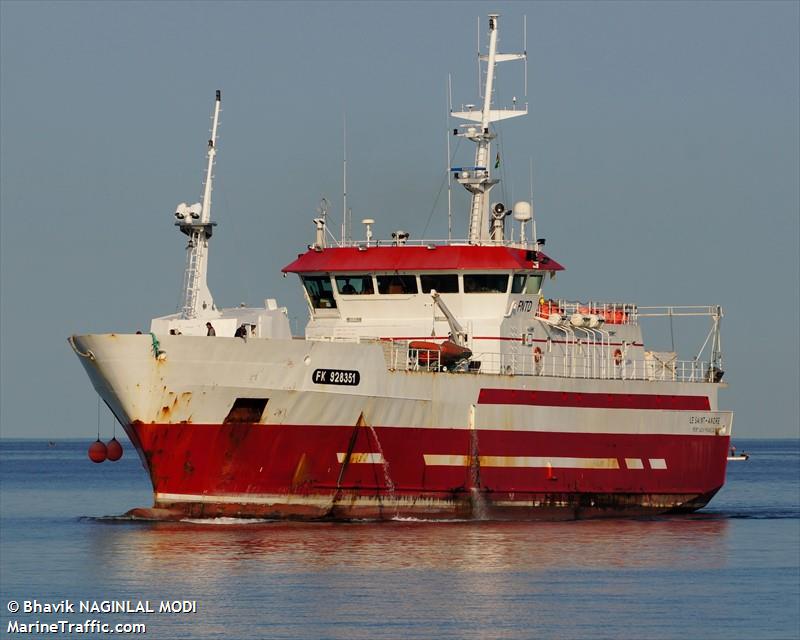 saint-andre (Fishing Vessel) - IMO 9511181, MMSI 618000500, Call Sign FNTD under the flag of Crozet Archipelago