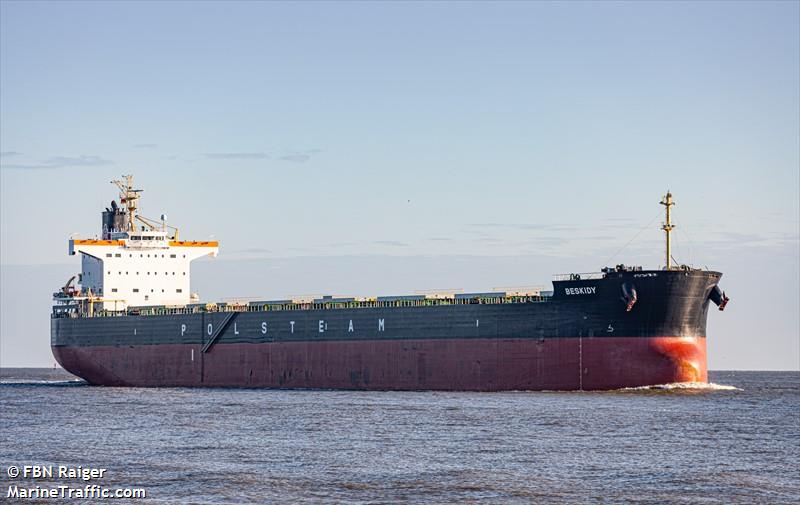 beskidy (Bulk Carrier) - IMO 9582958, MMSI 636015817, Call Sign D5CZ5 under the flag of Liberia