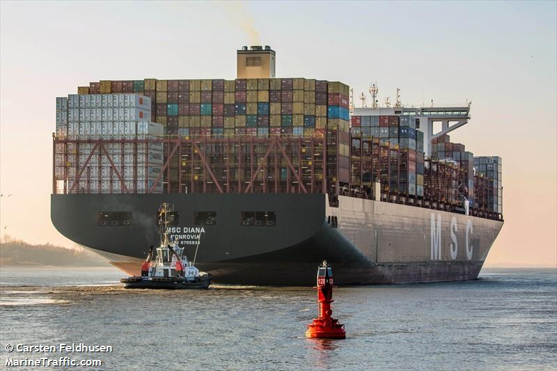 msc diana (Container Ship) - IMO 9755933, MMSI 636017433, Call Sign D5KX8 under the flag of Liberia