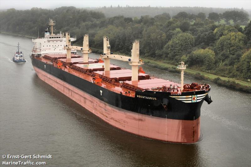 aquataurus (Bulk Carrier) - IMO 9757034, MMSI 636017903, Call Sign D5NG5 under the flag of Liberia