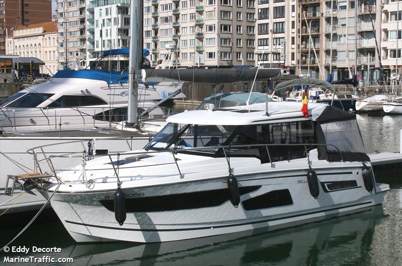 bellagio (Pleasure craft) - IMO , MMSI 205592110, Call Sign OR5921 under the flag of Belgium