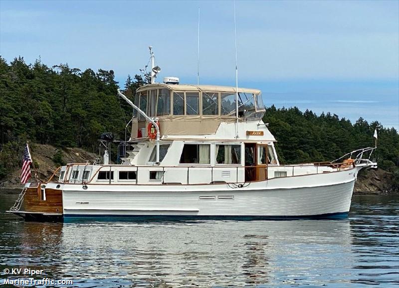 zaya (Pleasure craft) - IMO , MMSI 368096930 under the flag of United States (USA)