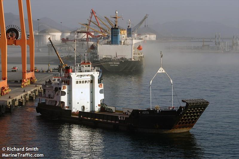 azita (Landing Craft) - IMO 7911466, MMSI 470763000, Call Sign A6E2955 under the flag of UAE