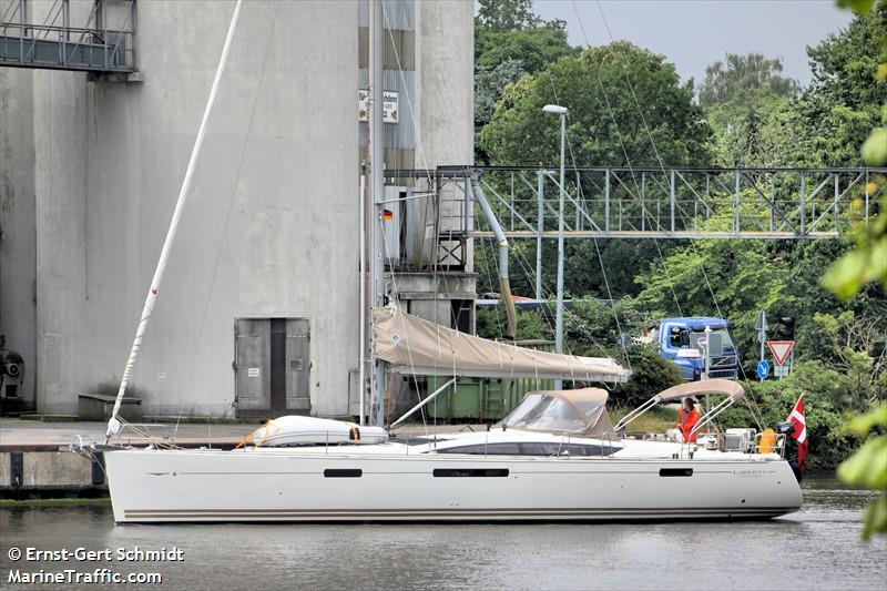 liberty (Sailing vessel) - IMO , MMSI 219028590, Call Sign OZBP under the flag of Denmark