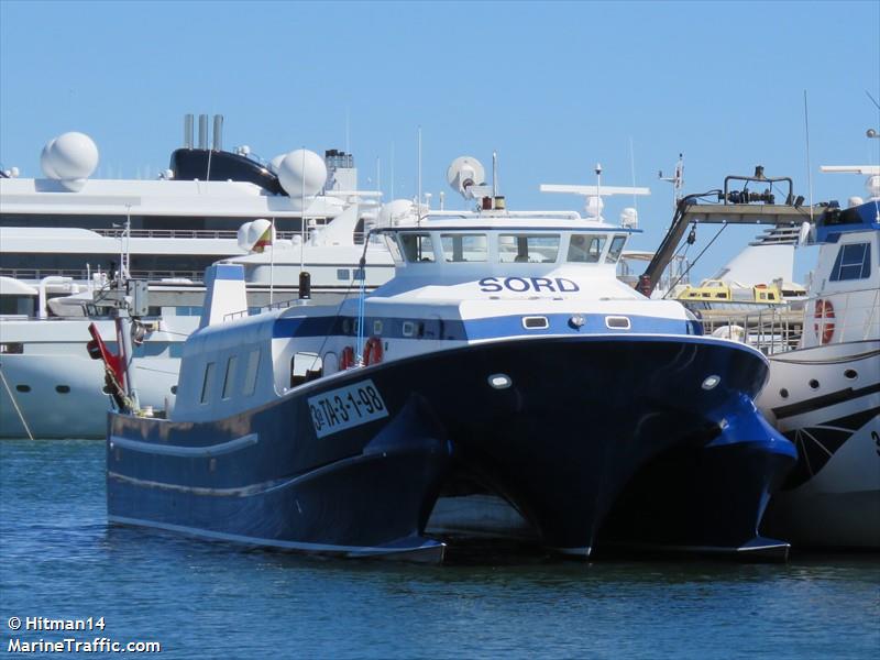 sord (Fishing vessel) - IMO , MMSI 224135530, Call Sign EA6363 under the flag of Spain