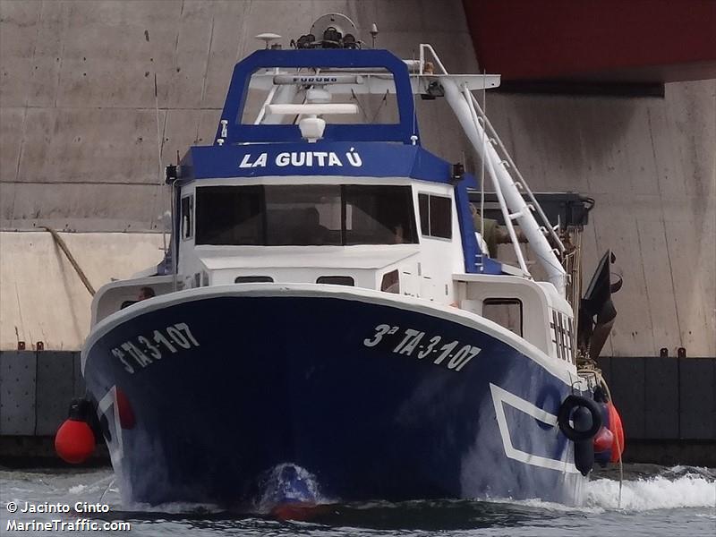 la guita u (Fishing vessel) - IMO , MMSI 224416460, Call Sign EC 2440 under the flag of Spain