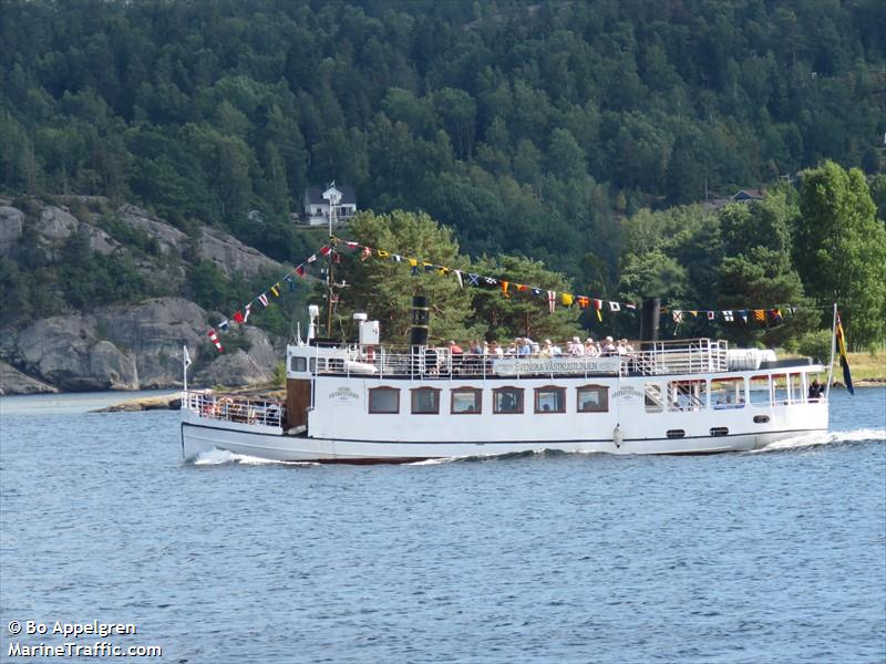 ellen af harstena (Passenger ship) - IMO , MMSI 265659530, Call Sign SGFO under the flag of Sweden