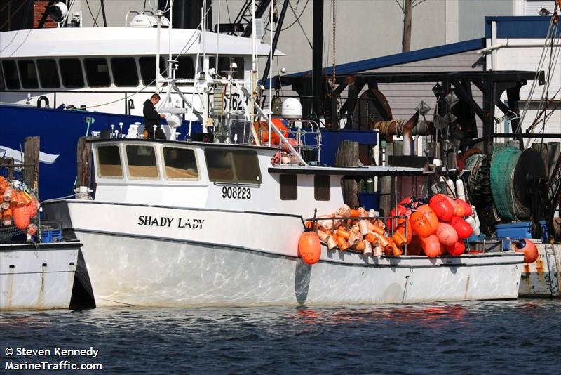 shady lady (Fishing vessel) - IMO , MMSI 367300490, Call Sign WDD8618 under the flag of United States (USA)